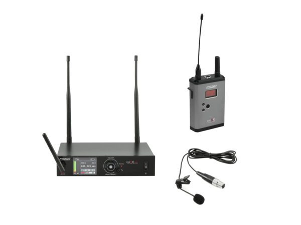 PSSO Set WISE ONE+BP+klopový mikr.,1-kanálový bezdrátový mikrofonní set 638-668 MHz