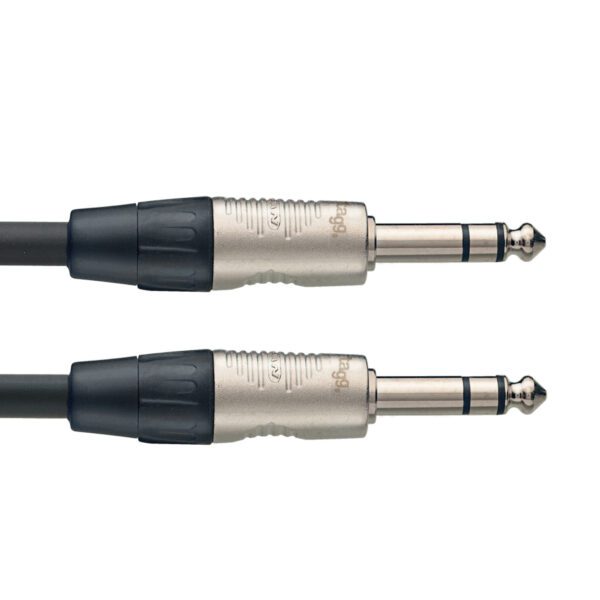 Stagg NAC1PSR audio kabel řady N, jack/jack (m/m), stereo, 1 m - Image 2