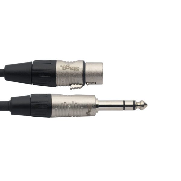 Stagg NAC3PSXFR, kabel  stereo JACK/XLR, 3m - Image 2