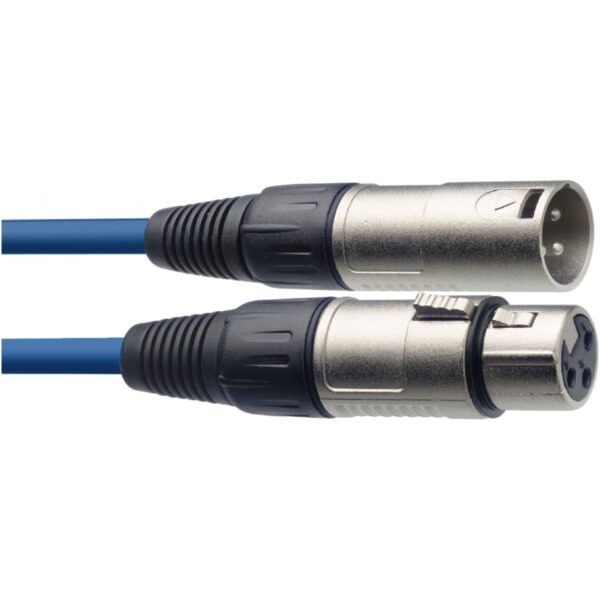 Stagg SMC3 CBL, mikrofonní kabel XLR/XLR, 3m, modrý