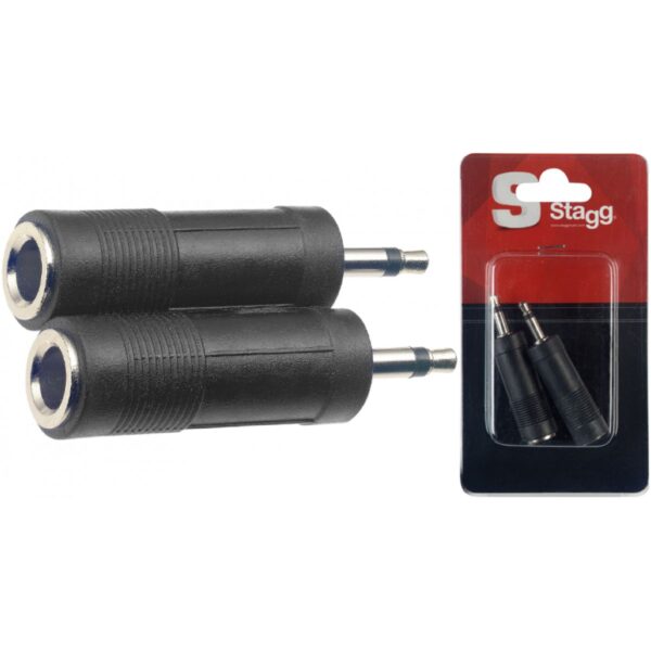 Stagg AC-PFJMH, redukce samice jack 1/4" - mini jack, 2ks - Image 3