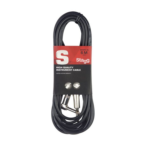 Stagg SGC6PL DL, kabel JACK/JACK rohový, 6m - Image 8