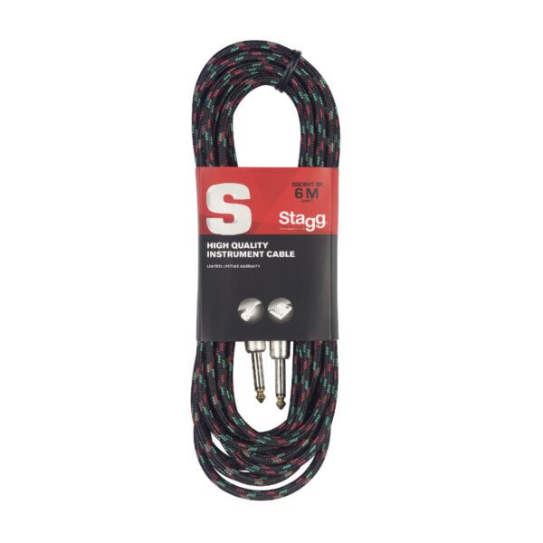 Stagg SGC6VT BK, nástrojový kabel Jack/Jack, 6 m, černý - Image 8