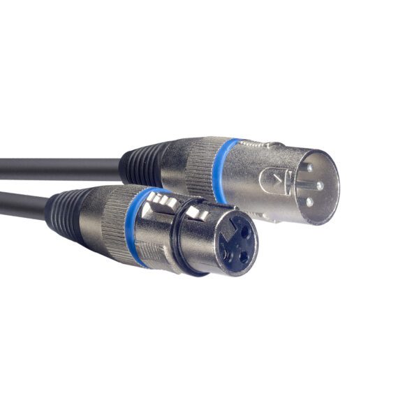 Stagg SMC10 BL, mikrofonní kabel XLR/XLR, 10m, modré kroužky - Image 2