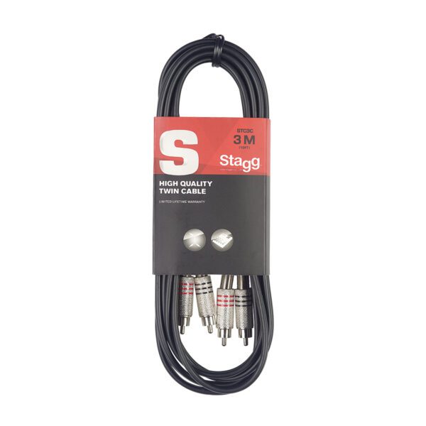 Stagg STC3C, kabel 2x RCA/2x RCA, 3 m - Image 8