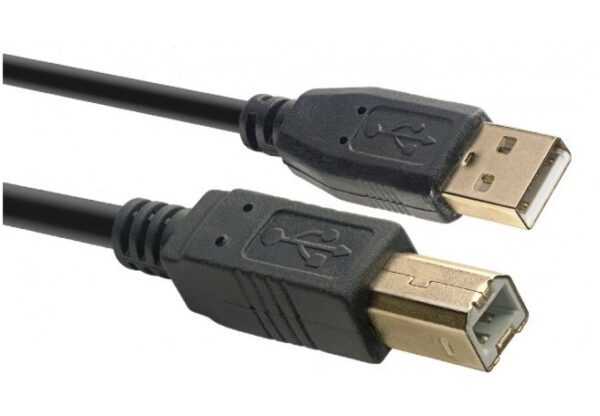 Stagg NCC5UAUB,  kabel USB 2.0, USB A/USB B, 5m - Image 3