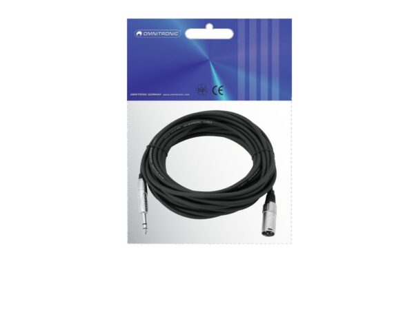 Kabel XK-50 XLR samec - Jack 6,3 stereo, 5 m - Image 3