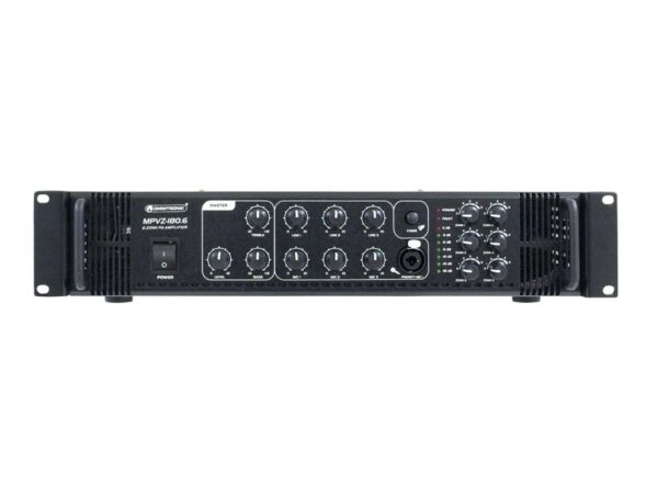 Omnitronic MPVZ-180.6, 100V 6-zónový mixážní zesilovač, 180W - Image 5