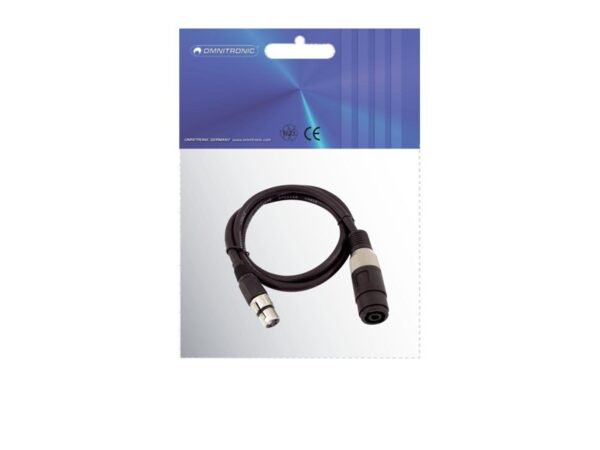 OMNITRONIC Adaptační kabel Reproduktor(F)/XLR(F) 1m bk - Image 3