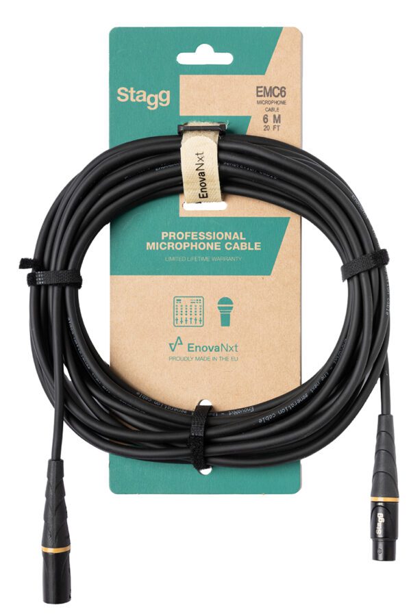 Stagg EMC6, mikrofonní kabel XLR/XLR, 6m