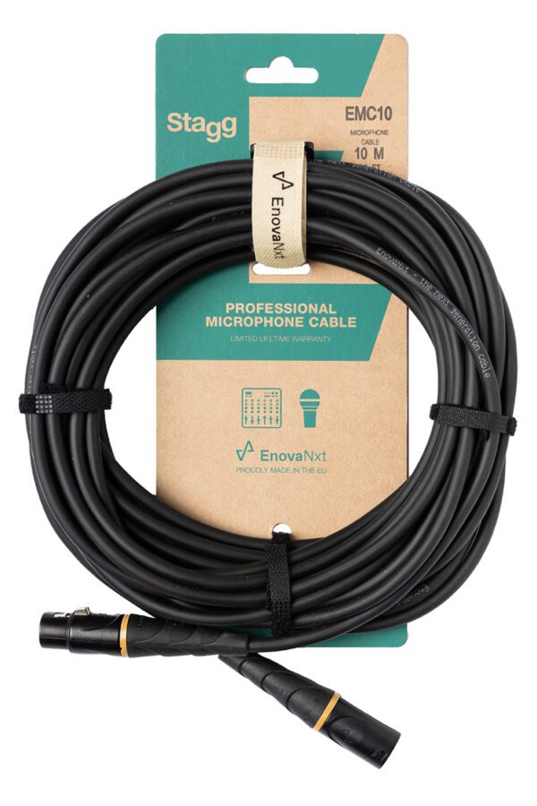 Stagg EMC10, mikrofonní kabel XLR/XLR, 10m