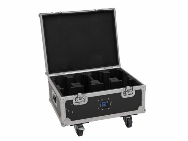 ROADINGER Flightcase 4x AKKU MBT-3 s kolečky a funkcí nabíjení